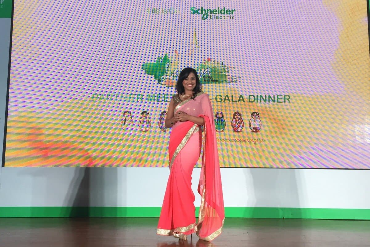 MC Reena in Bali with Schneider Electric Partners Meet 2017