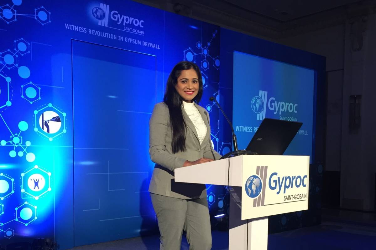 India's Best MC Reena hosts for Saint Gobain Gyproc Habito launch