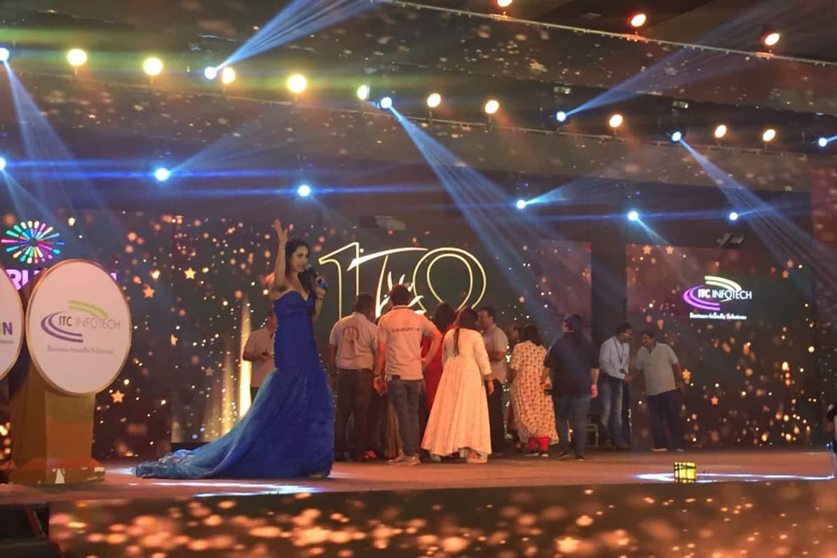 Best MC award winner under Planet’s Pride Awards 2018 Reena Dsouza comperes for TAP Night third time in the row for ITC Infotech