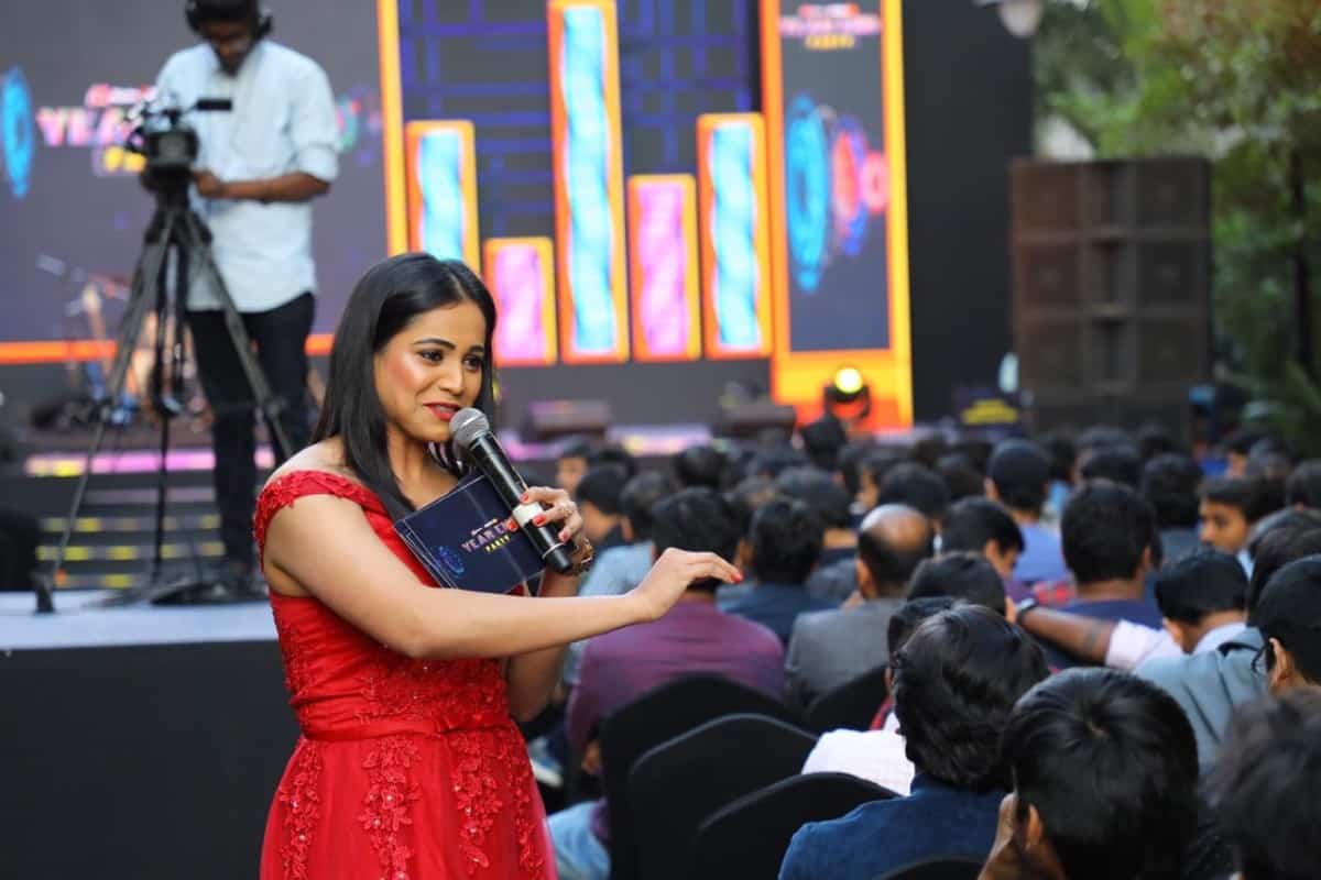 Bangalore Anchor Reena hosts Myntra Jabong Year End Party 2019