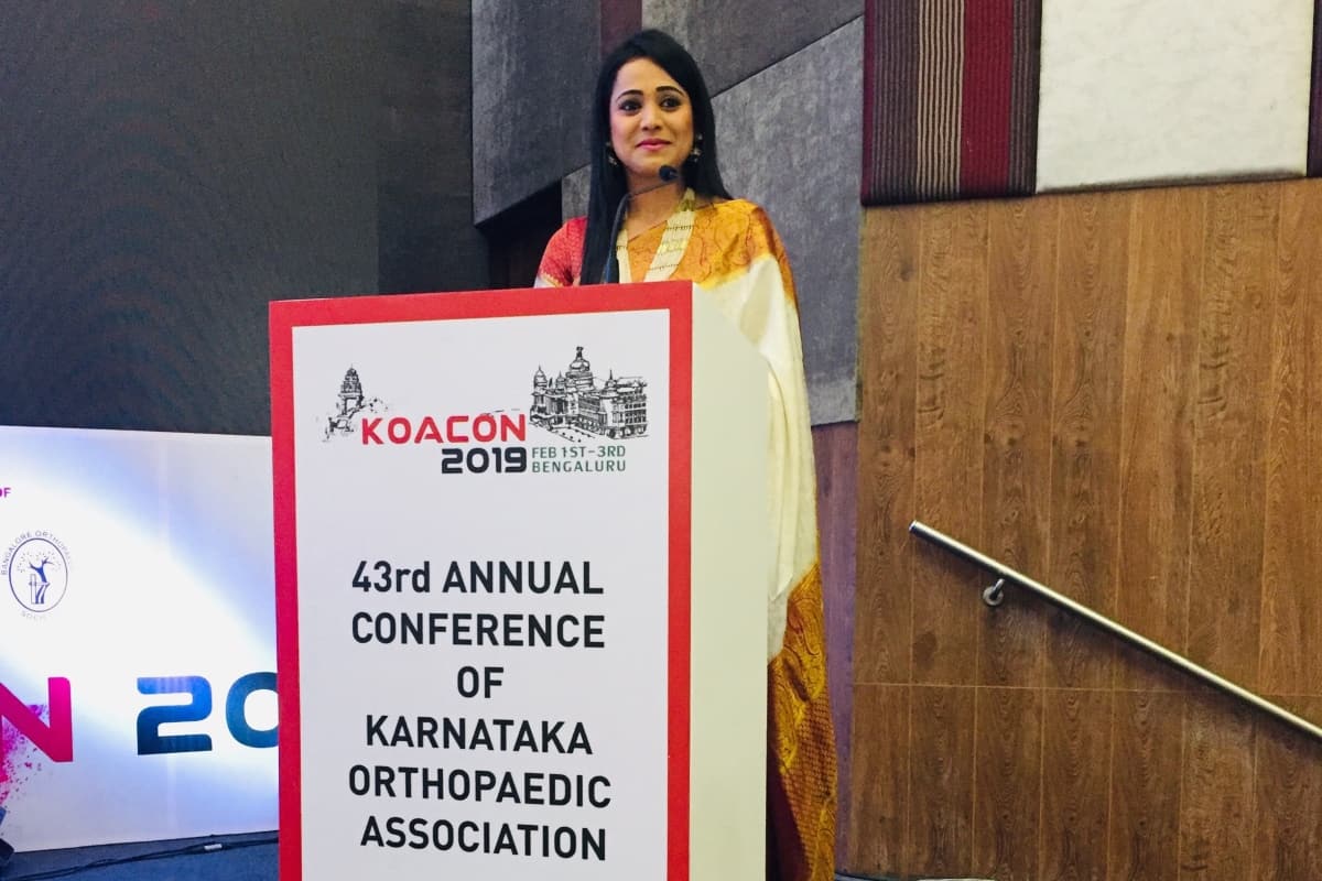 Anchor Reena hosts 43rd Annual conference of Karnataka Orthopaedic Association