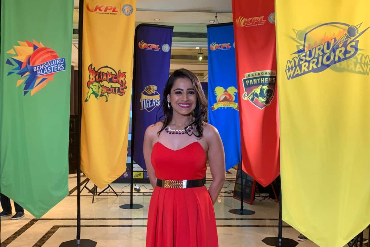 Star Sports Kannada Presenter Reena Dsouza hosts KPL Auction 2019